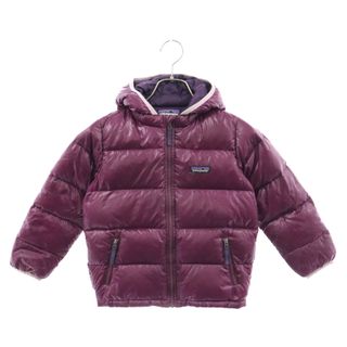 パタゴニア(patagonia)のPATAGONIA パタゴニア 16AW BABY HI-LOFT DOWN SWEATER HOODY ベイビー ハイロフト ジップアップ ダウンジャケット キッズ パープル 60492FA16(ダウンジャケット)