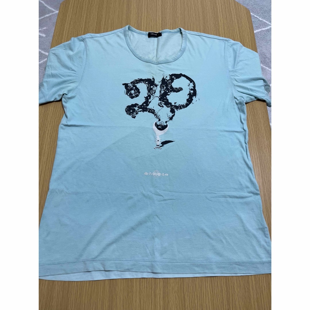 COMME CA ISM(コムサイズム)のコムサ　Tシャツ　水色 メンズのトップス(Tシャツ/カットソー(半袖/袖なし))の商品写真