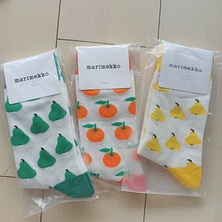 マリメッコ(marimekko)のマリメッコ　marimekko　靴下3点セット(ソックス)