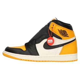 ナイキ(NIKE)のNIKE ナイキ AIR JORDAN 1 RETRO HIGH OG Taxi エアジョーダン1 ハイ OG タクシー ハイカットスニーカー オレンジ/ブラック US9/27cm 555088-711(スニーカー)