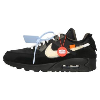 ナイキ(NIKE)のNIKE ナイキ ×OFF-WHITE THE10 AIR MAX 90 AA7293-001オフホワイト ザテンシリーズ エアマックス90 ローカットスニーカー ブラック US9.5/27.5cm(スニーカー)