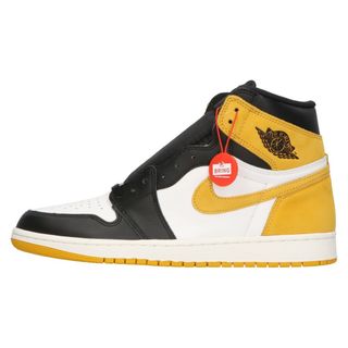 ナイキ(NIKE)のNIKE ナイキ AIR JORDAN 1 RETRO HIGH OG YELLOW OCHRE エアジョーダンワン ハイカットスニーカー イエローオークル US11/29cm 555088-109(スニーカー)