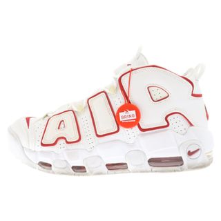 ナイキ(NIKE)のNIKE ナイキ AIR MORE UPTEMPO '96 921948-102 エアモアアップテンポ ハイカットスニーカー ホワイト/レッド US8.5/26.5cm(スニーカー)