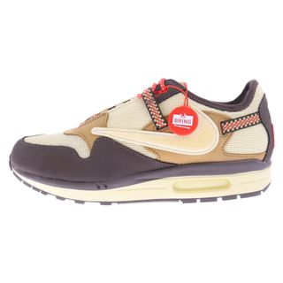 ナイキ(NIKE)のNIKE ナイキ ×TRAVIS SCOTT AIR MAX 1 CACTUS JACK エアマックス1 カクタスジャック ローカットスニーカー トラヴィススコット D09392-200 ブラウン US10.5/28.5cm(スニーカー)