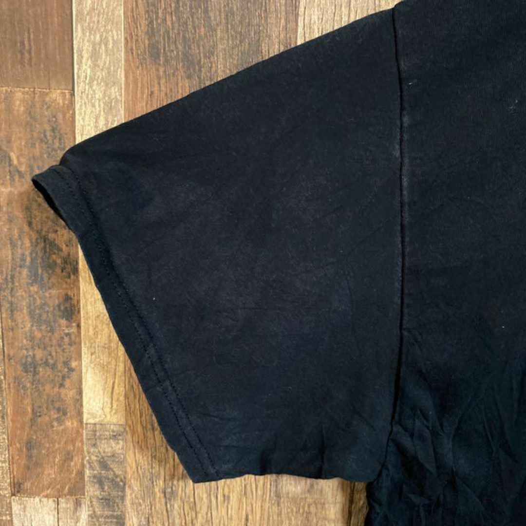 GILDAN(ギルタン)のギルダン イーグル バイク アニマル ラスベガス Tシャツ 半袖 黒 USA古着 メンズのトップス(Tシャツ/カットソー(半袖/袖なし))の商品写真