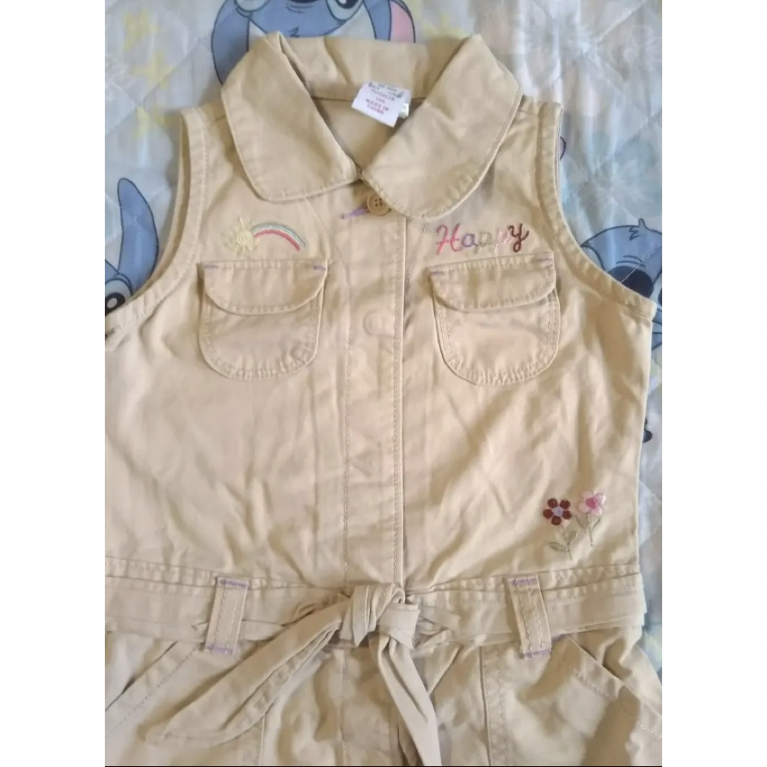 babyGAP(ベビーギャップ)の美品 GAP ワンピース/ジャンバースカート 100㎝ キッズ/ベビー/マタニティのキッズ服女の子用(90cm~)(ワンピース)の商品写真