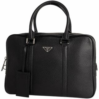 プラダ(PRADA)のプラダ ロゴプレート ビジネスバッグ メンズ 【中古】(ビジネスバッグ)