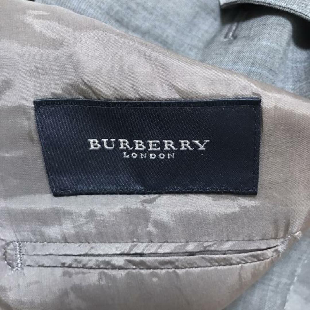 Burberry LONDON(バーバリーロンドン) ジャケット メンズ - グレー×ライトブルー ストライプ メンズのジャケット/アウター(その他)の商品写真