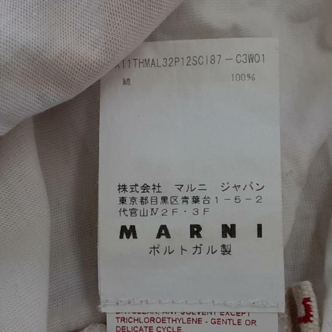 Marni(マルニ)のMARNI(マルニ) 半袖Tシャツ サイズL ユニセックス アイボリー×マルチ レディースのトップス(Tシャツ(半袖/袖なし))の商品写真