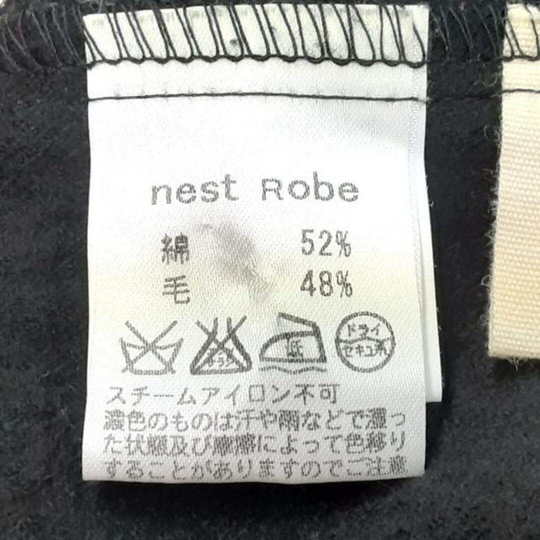 nest Robe(ネストローブ)のnest Robe(ネストローブ) ワンピース レディース美品  黒 長袖 コットン×ウール レディースのワンピース(その他)の商品写真