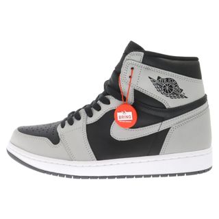 ナイキ(NIKE)のNIKE ナイキ AIR JORDAN 1 RETRO HIGH OG SHADOW 2.0 エア ジョーダン1 シャドウ 2.0 ハイカットスニーカー ブラック/グレー US9.5/27.5cm 555088-035(スニーカー)