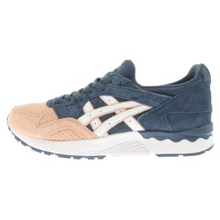 アシックス(asics)のASICS アシックス ×KITH 10TH GEL-LYTE 5 SALMON TOE キス 10TH ゲルライト5 サーモントゥ ローカットスニーカー ネイビー/ピンク US9/27cm 1201A542-700(スニーカー)