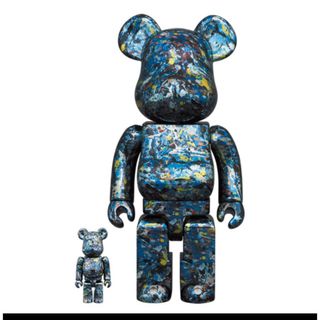 ベアブリック(BE@RBRICK)のJackson Pollock Studio 100％ & 400%(ゲームキャラクター)