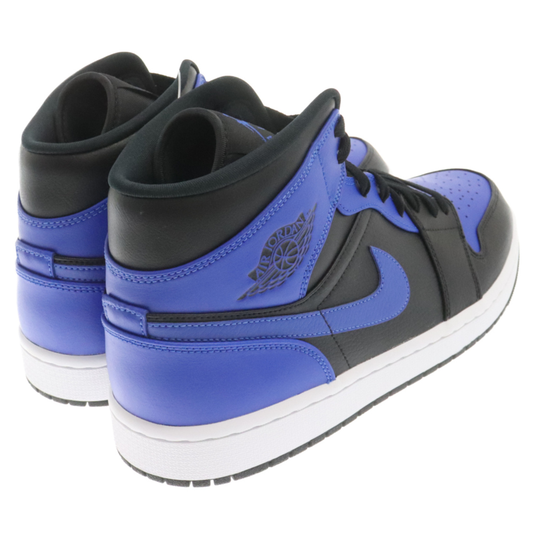 NIKE(ナイキ)のNIKE ナイキ AIR JORDAN 1 MID HYPER ROYAL エアジョーダン1 ミッド ハイパーロイヤル ミドルカットスニーカーシューズ ブルー/ブラック US11 554724-077 メンズの靴/シューズ(スニーカー)の商品写真