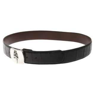 クロムハーツ(Chrome Hearts)のCHROME HEARTS クロムハーツ 1.5 STRAP ALLIGATOR DAGGER アリゲーター ダガーバックル ベルト ブラック(ベルト)