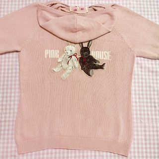 PINK HOUSE - PINK HOUSE ツインラビット　半袖薄手ニット