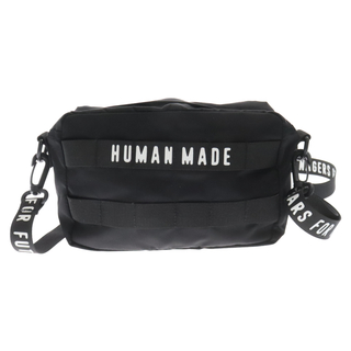 HUMAN MADE - HUMAN MADE ヒューマンメイド MILITARY POUCH #1 ロゴプリント ショルダーバッグ ブラック