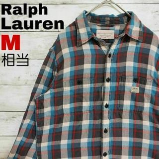 ラルフローレン(Ralph Lauren)のq94 春秋 US古着 ラルフローレン デニムアンドサプライ マルチカラー(シャツ)