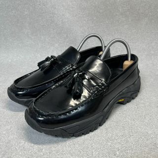 クーピー S Vibram Sole Tassel Loafer ブラック(ローファー/革靴)