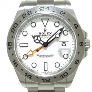 ロレックス(ROLEX)のROLEX(ロレックス) 腕時計美品  エクスプローラー2 226570 メンズ SS/13コマ（フルコマ）/ランダムルーレット文字盤/2022.11 白(その他)