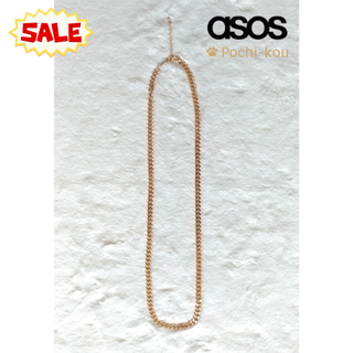 エイソス(asos)のセール中♪ 日本未入荷♪ ASOS ゴールド チェーン ネックレス(ネックレス)