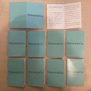 ティファニー(Tiffany & Co.)の美品 ティファニー シルバー製品 取扱説明書 銀  冊子 ケアカード 10枚(その他)