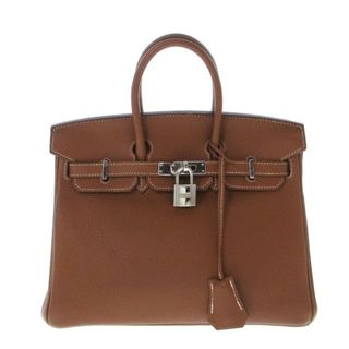 エルメス(Hermes)のHERMES(エルメス) ハンドバッグ バーキン25 ゴールド シルバー金具/色塗りあり トゴ(ハンドバッグ)