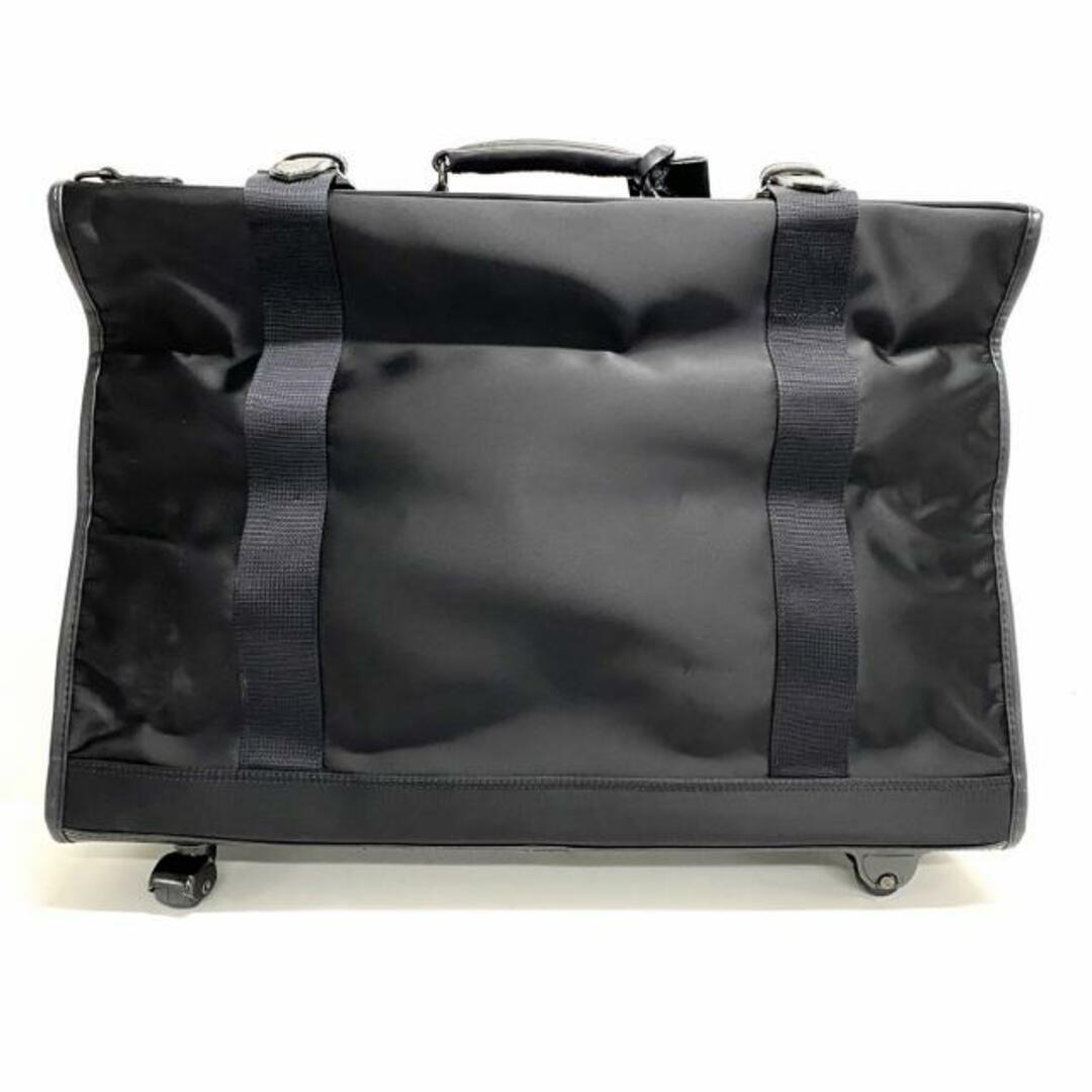 LUGGAGE LABEL(ラゲッジレーベル)のLUGGAGE LABEL(ラゲッジレーベル) キャリーバッグ - 黒 TSAなし/本体ダイヤルロックなし ナイロン×レザー レディースのバッグ(スーツケース/キャリーバッグ)の商品写真