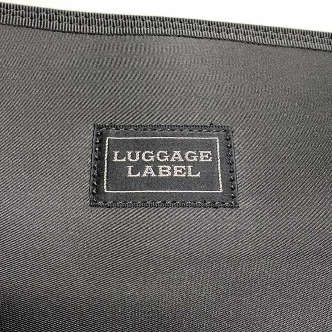 LUGGAGE LABEL(ラゲッジレーベル)のLUGGAGE LABEL(ラゲッジレーベル) キャリーバッグ - 黒 TSAなし/本体ダイヤルロックなし ナイロン×レザー レディースのバッグ(スーツケース/キャリーバッグ)の商品写真