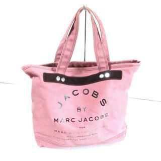 マークバイマークジェイコブス(MARC BY MARC JACOBS)のMARC BY MARC JACOBS(マークバイマークジェイコブス) トートバッグ - ピンク コットン(トートバッグ)