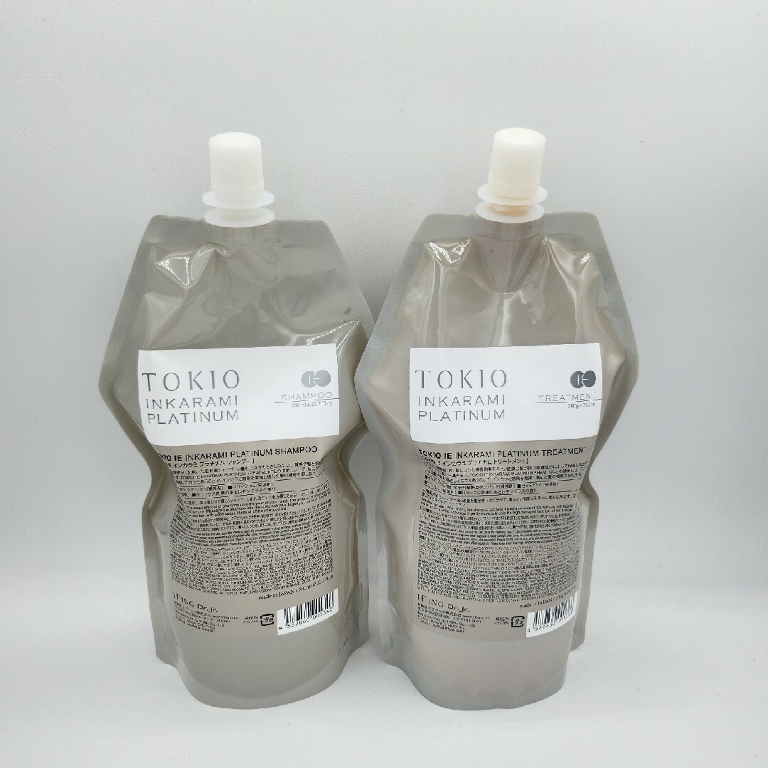 TOKIO(トキオ)の新品、未使用 TOKIOインカラミ プラチナム 詰め替えセット コスメ/美容のヘアケア/スタイリング(シャンプー/コンディショナーセット)の商品写真