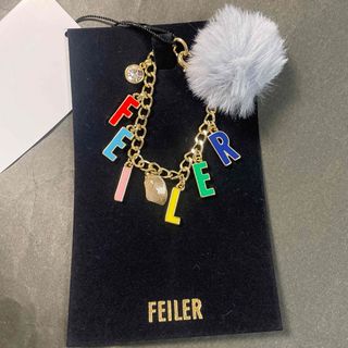 フェイラー(FEILER)の新品タグ付★フェイラー　FEILER★ロゴチャーム★バッグチャーム(ハンカチ/ポケットチーフ)