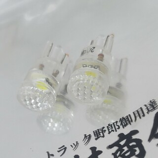 ポジション球 T10 LED 24V ホワイト 2個セット 1.5W スモール球(トラック・バス用品)