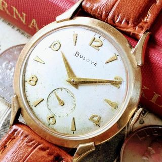 ブローバ(Bulova)の#3007【シックでお洒落】メンズ 腕時計 ブローバ 手巻 動作品 アンティーク(腕時計(アナログ))