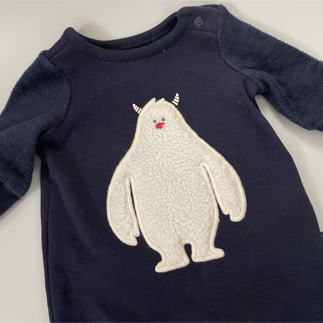 babyGAP(ベビーギャップ)のbabyGAP裏起毛カバーオール45サイズ キッズ/ベビー/マタニティのベビー服(~85cm)(カバーオール)の商品写真