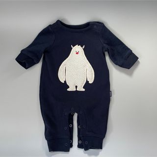 ベビーギャップ(babyGAP)のbabyGAP裏起毛カバーオール45サイズ(カバーオール)