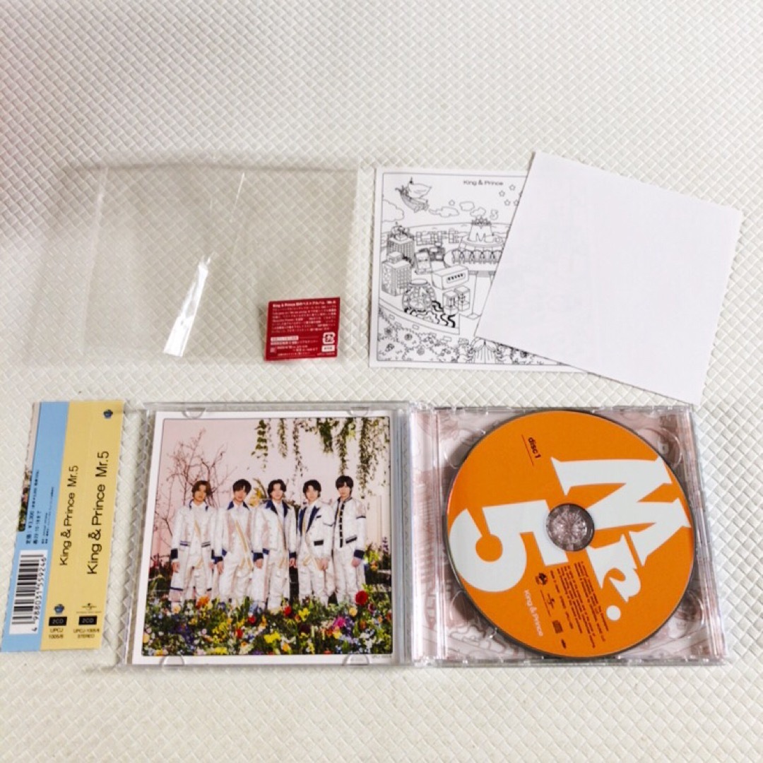 通常盤ベストアルバム　King & Prince『Mr.5』　　　c2334c エンタメ/ホビーのCD(ポップス/ロック(邦楽))の商品写真