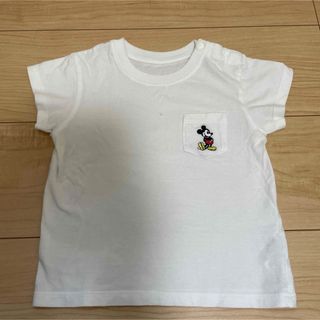 ユニクロ(UNIQLO)のミッキー80サイズ(Ｔシャツ)