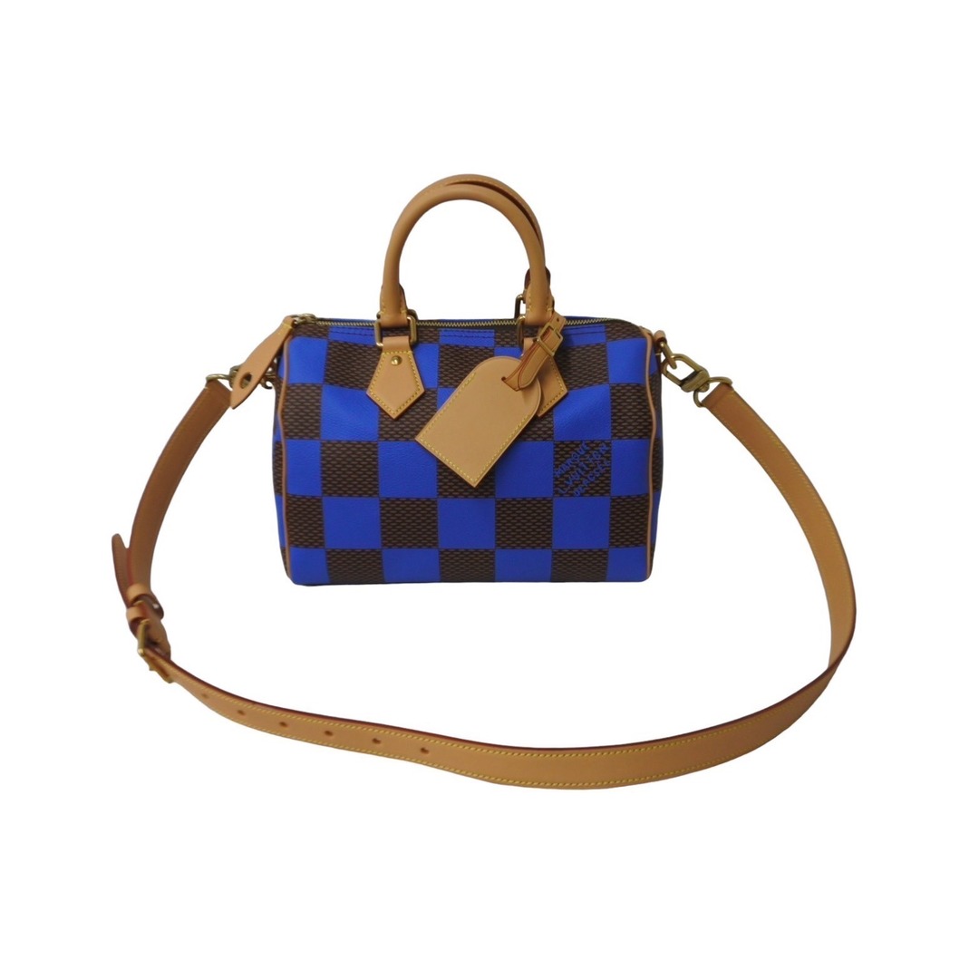 LOUIS VUITTON(ルイヴィトン)の新品未使用 LOUIS VUITTON ルイヴィトン ファレルデザイン スピーディバンドリエール25 ハンドバッグ N40585 ブルー 中古 62677 レディースのバッグ(ハンドバッグ)の商品写真