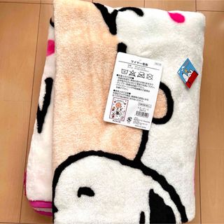 スヌーピー(SNOOPY)のスヌーピー　マイヤー毛布(H140×W200㎝)(毛布)