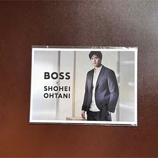 ボス(BOSS)の「BOSS x SHOHEI OHTANI」  ポストカード 大谷翔平(記念品/関連グッズ)
