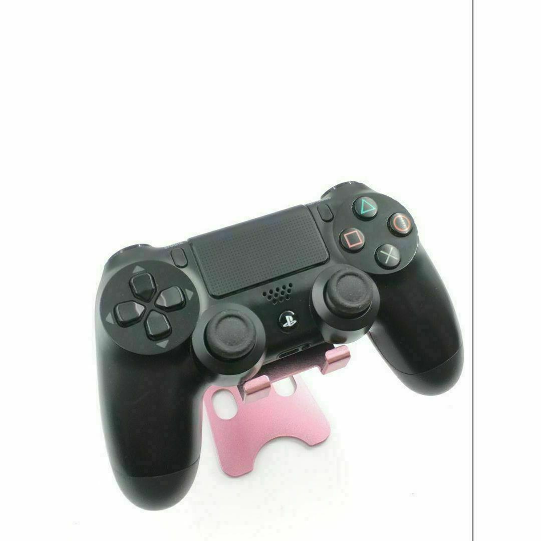 PlayStation4(プレイステーション4)の美品 PS4 コントローラー DUALSHOCK4 純正 ブラック　b-012 エンタメ/ホビーのゲームソフト/ゲーム機本体(その他)の商品写真