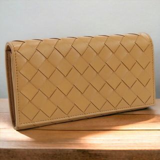 ボッテガヴェネタ(Bottega Veneta)のボッテガヴェネタ BOTTEGA VENETA 長財布ニ折小銭入付き レディース 742936 VCPP3 2650 イントレチャート ラージ フラップウォレット(財布)