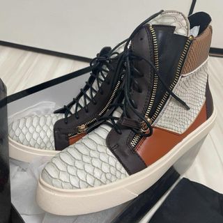 GIUZEPPE ZANOTTI - 希少 ジュゼッペザノッティ ザノッティ スニーカー パイソン