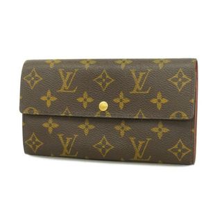 ルイヴィトン(LOUIS VUITTON)の【4hc3777-r】ルイヴィトン 長財布/モノグラム/ポシェットポルトモネクレディ/M61725/ブラウン【中古】レディース(財布)