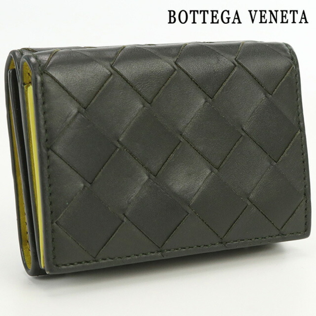 Bottega Veneta(ボッテガヴェネタ)のボッテガヴェネタ BOTTEGA VENETA 三折財布小銭入付き メンズ 667036 イントレチャート タイニー 3つ折りウォレット メンズのファッション小物(折り財布)の商品写真