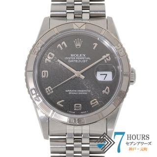 ロレックス(ROLEX)の【120582】ROLEX ロレックス  16264 デイトジャスト 36 サンダーバードベゼル グレーホリコンアラビアダイヤル E番 SS 自動巻き 保証書 純正ボックス 腕時計 時計 WATCH メンズ 男性 男 紳士【中古】(腕時計(アナログ))