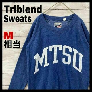 690 希少 Triblend Sweats スウェット カレッジロゴ 霜降り(スウェット)