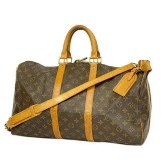 ルイヴィトン(LOUIS VUITTON)の【4hc3861】ルイヴィトン ボストンバッグ/モノグラム/キーポルバンドリエール45/M41418/ブラウン【中古】メンズ/レディース/ユニセックス(ボストンバッグ)