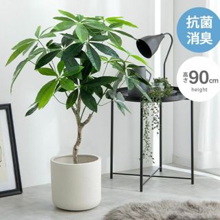 【光触媒/抗菌防臭】人工観葉植物 室内グリーン パキラ 高さ90cm(置物)